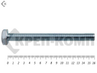 Болт полная резьба, цинк DIN933 10х160 пр.8,8 (25кг/274)