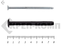 Дюбель-гвоздь борт грибовидный 6х80 KREP-KOMP (100шт)