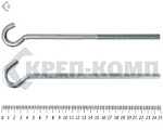 Крюк с метрической резьбой м10х210 (1шт)ф – фото