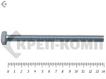 Болт полная резьба, цинк DIN933 8х140 пр.8,8 (5 шт) Распродажа – фото