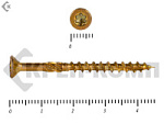 Саморезы Конструкционные, потай Torx, желтый цинк   3.5х 45 мм (200 шт) – фото